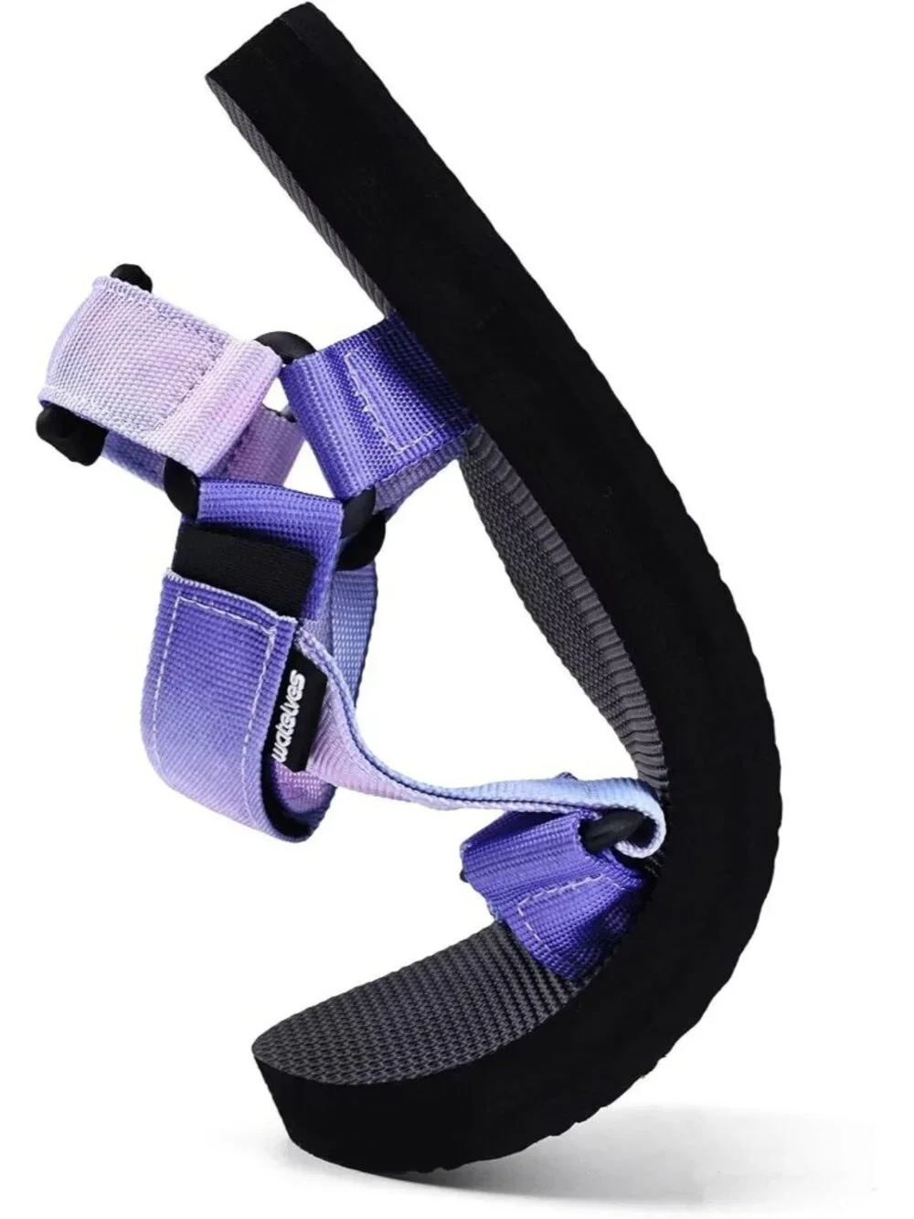 Women's Purple Hiking Sandals with-Arch-Support Webbing-Outdoor Beach Water